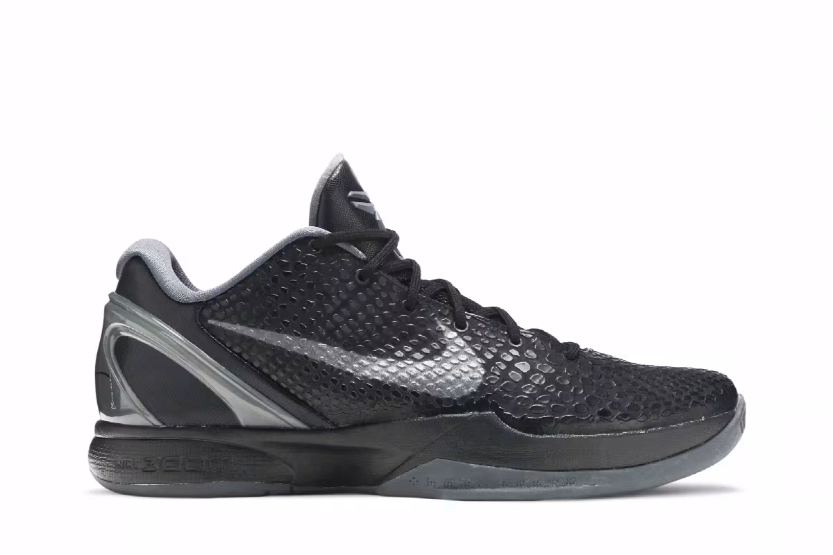 Nike Zoom Kobe 6 Blackout, view 2