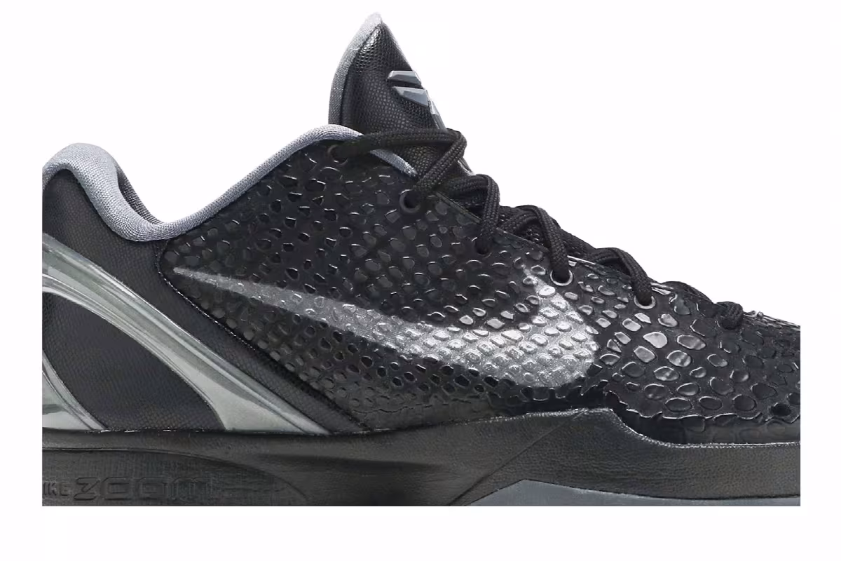 Nike Zoom Kobe 6 Blackout, view 3