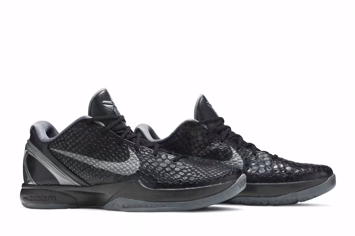 Nike Zoom Kobe 6 Blackout, view 9