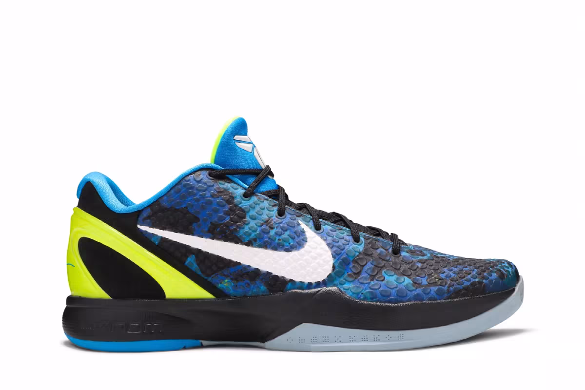 Nike Zoom Kobe 6 Blue Camo, view 2