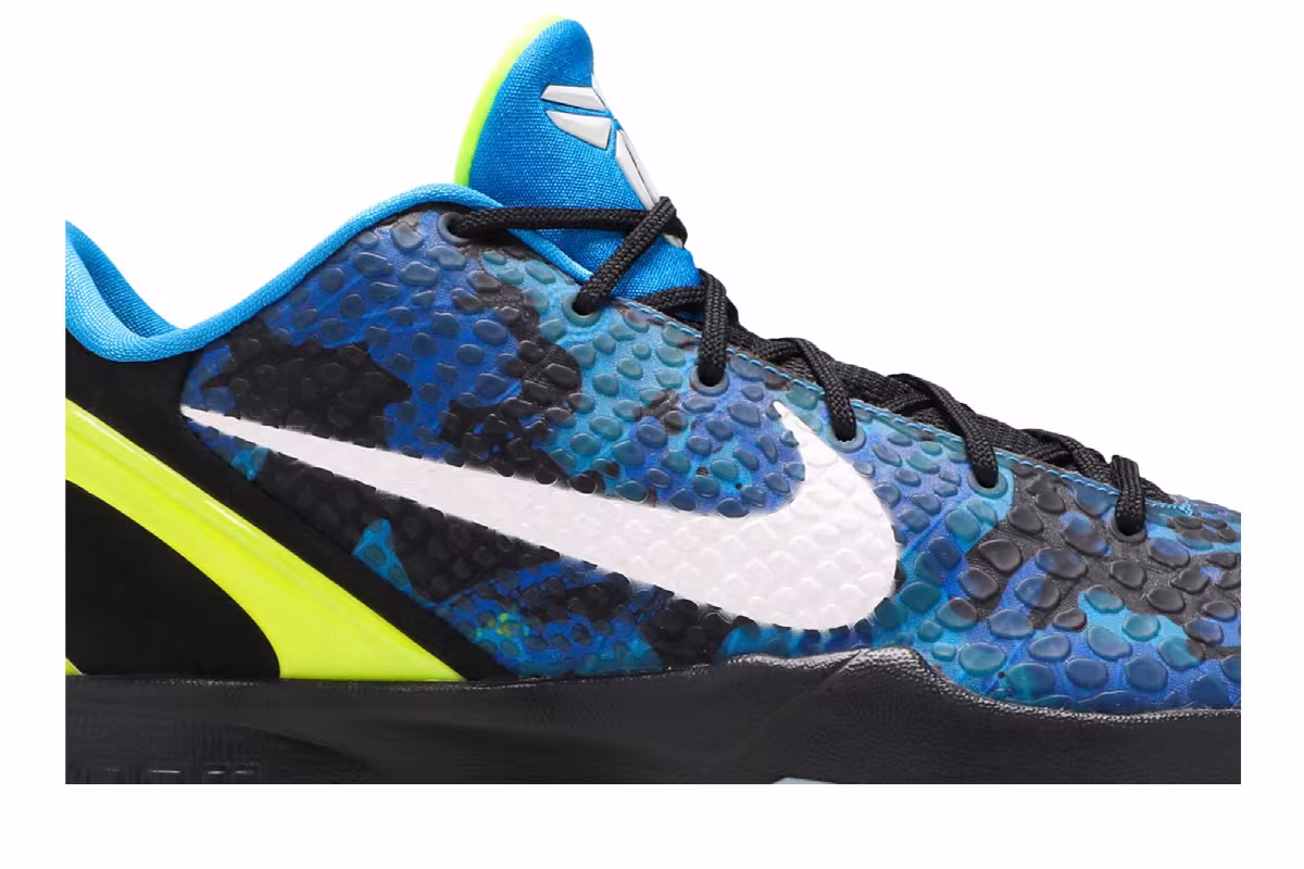 Nike Zoom Kobe 6 Blue Camo, view 3
