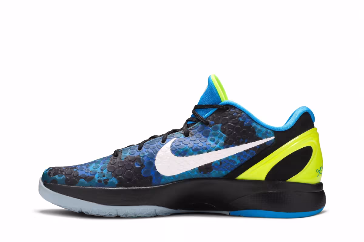 Nike Zoom Kobe 6 Blue Camo, view 4