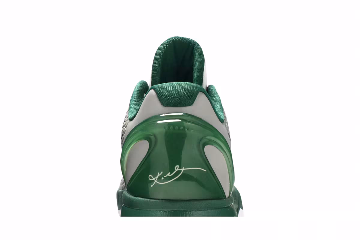 Nike Zoom Kobe 6 Medium Grey Gorge Green, view 8