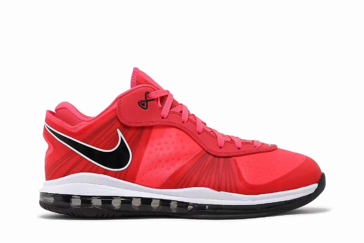 Nike LeBron 8 V/2 Low Solar Red, view 2