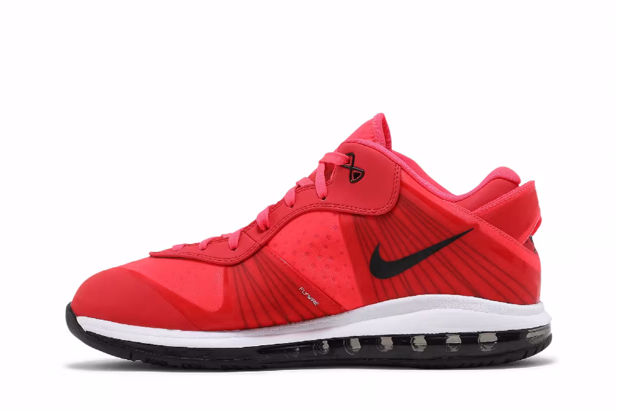Nike LeBron 8 V/2 Low Solar Red, view 4