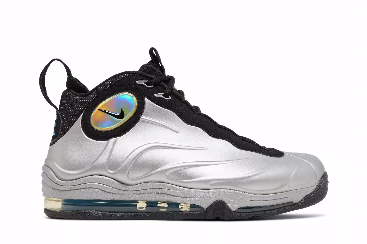 Nike Total Air Foamposite Max Metallic Silver 2011, view 2