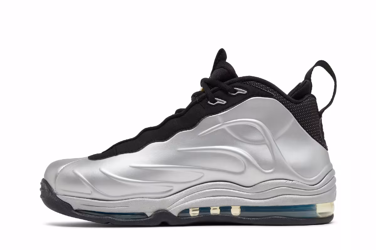 Nike Total Air Foamposite Max Metallic Silver 2011, view 4