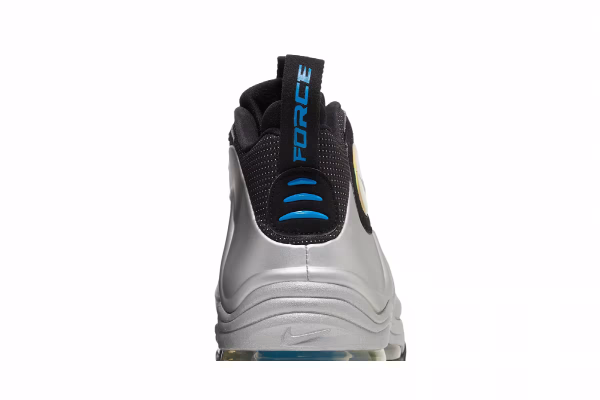 Nike Total Air Foamposite Max Metallic Silver 2011, view 8