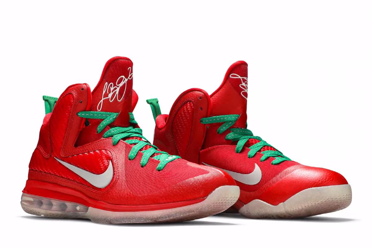 Nike LeBron 9 Christmas, view 9