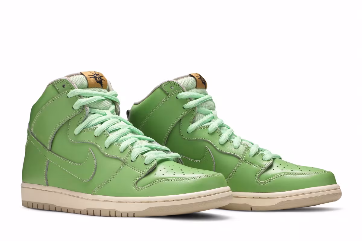 Nike Dunk High Premium SB Statue Of Liberty, view 9