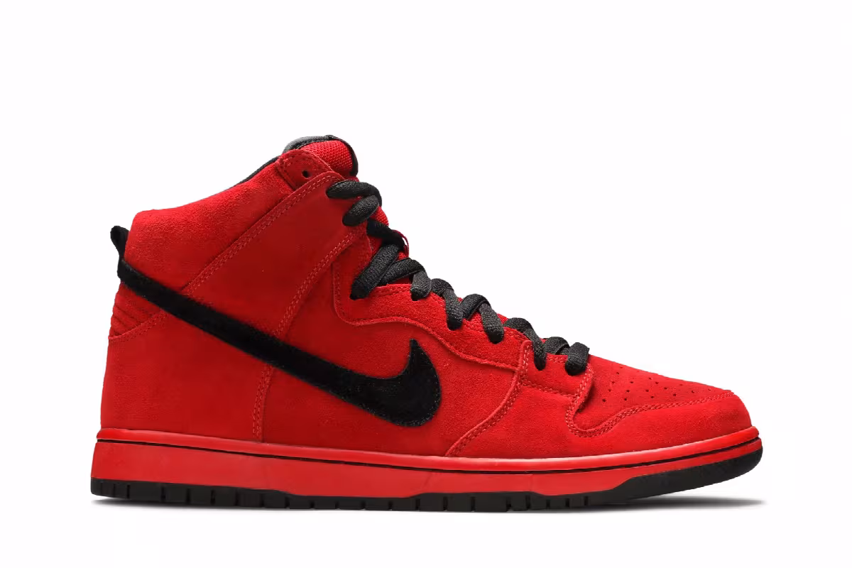 Nike Dunk High Pro SB Sport Red, view 2