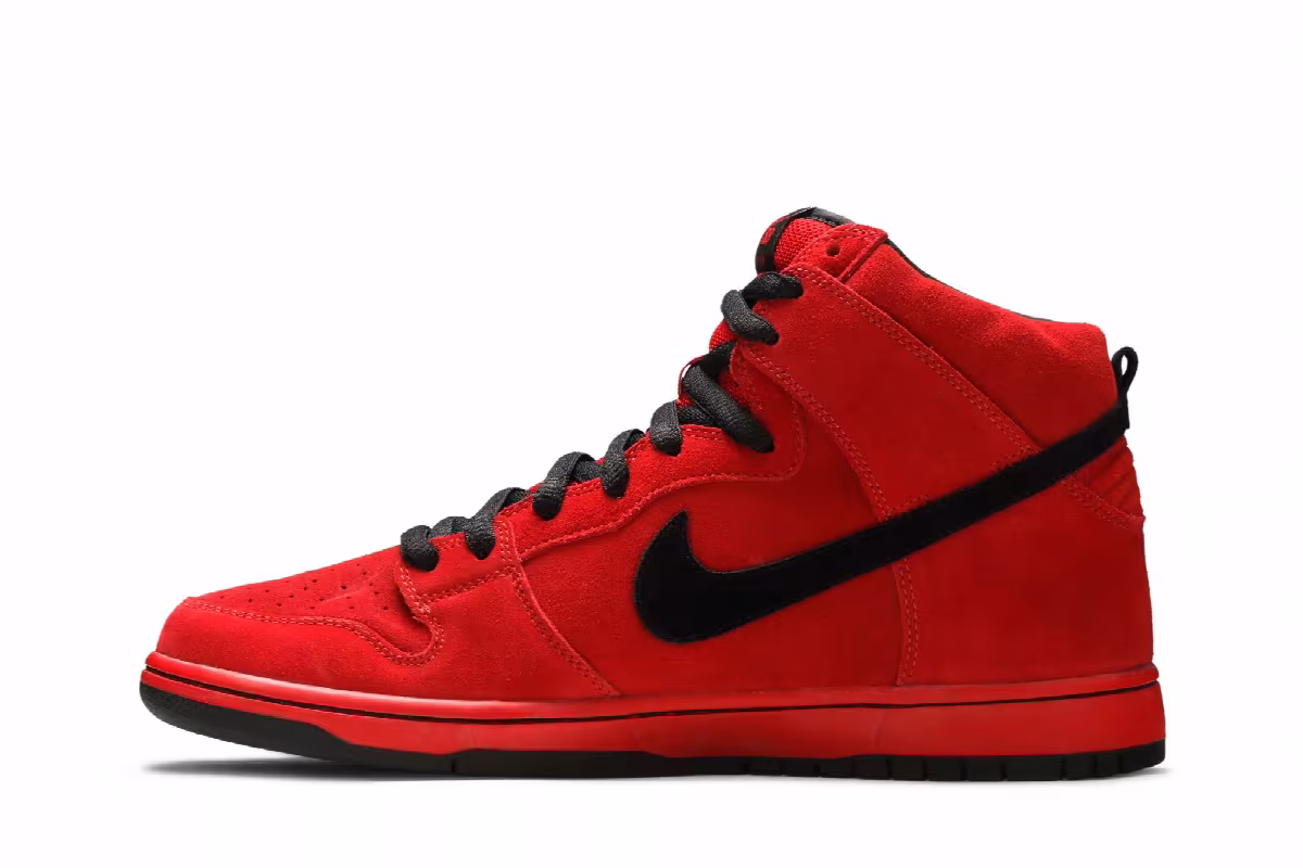 Nike Dunk High Pro SB Sport Red, view 4
