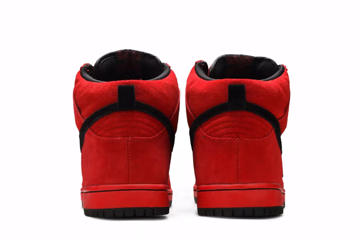 Nike Dunk High Pro SB Sport Red, view 7