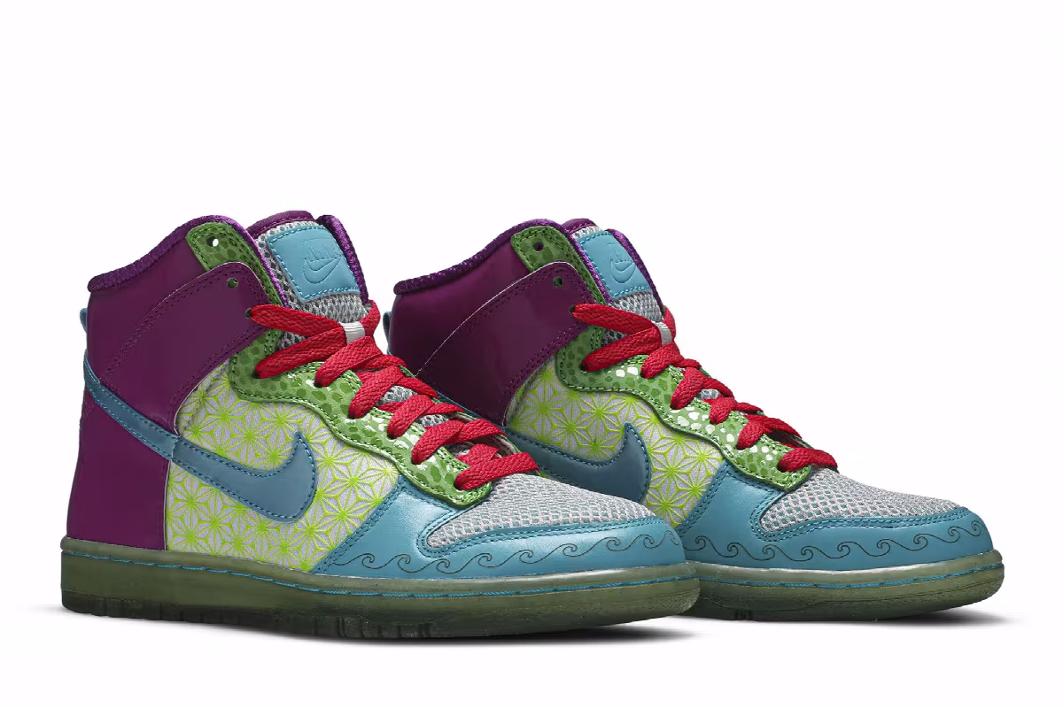 Nike Women's Dunk High Skinny Doernbecher, view 9