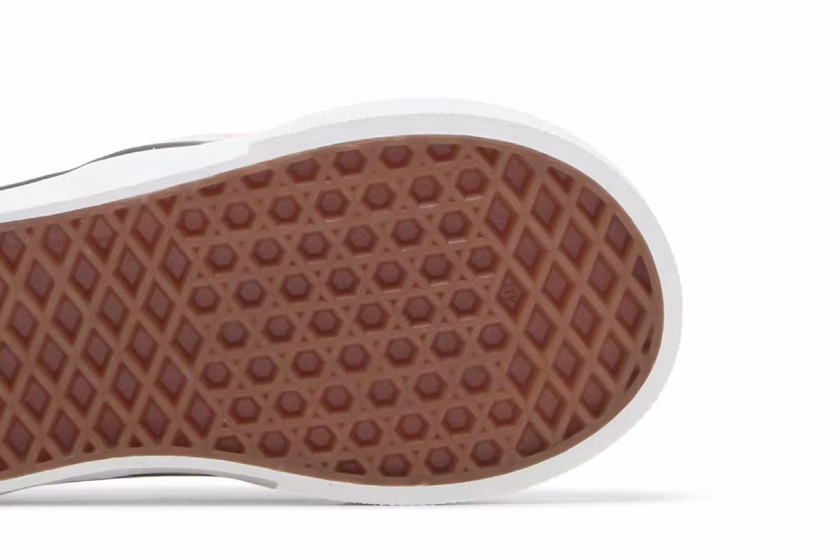 Vans Slip-On Velcro Toddler Powder Pink Checkerboard, view 6