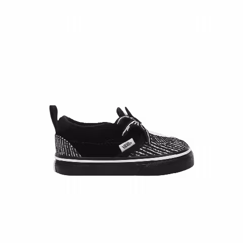 The Nightmare Before Christmas x Vans Classic Slip-On V Toddler 'Jack Skellington Bowtie'
