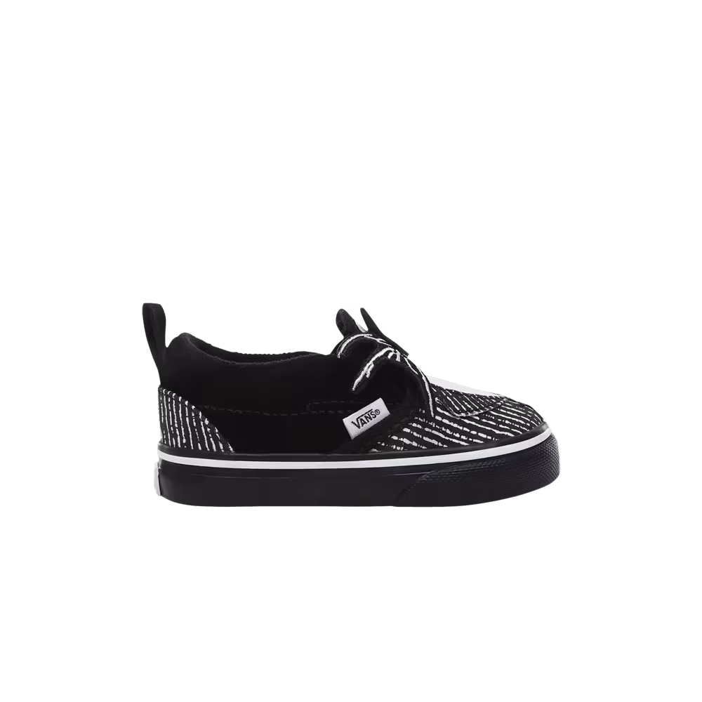 The Nightmare Before Christmas x Vans Classic Slip-On V Toddler Jack Skellington Bowtie