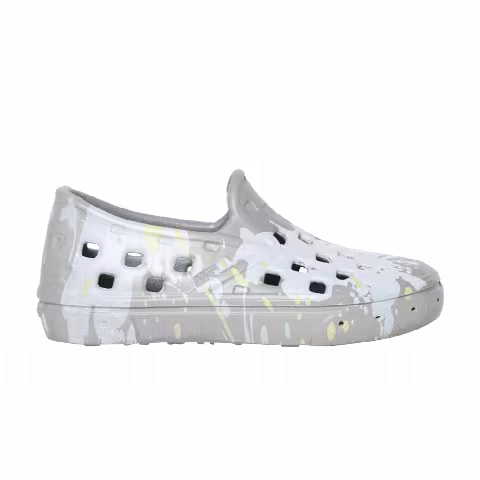 Vans Trek Slip-On Toddler 'Paint Splatter - Frost Grey'