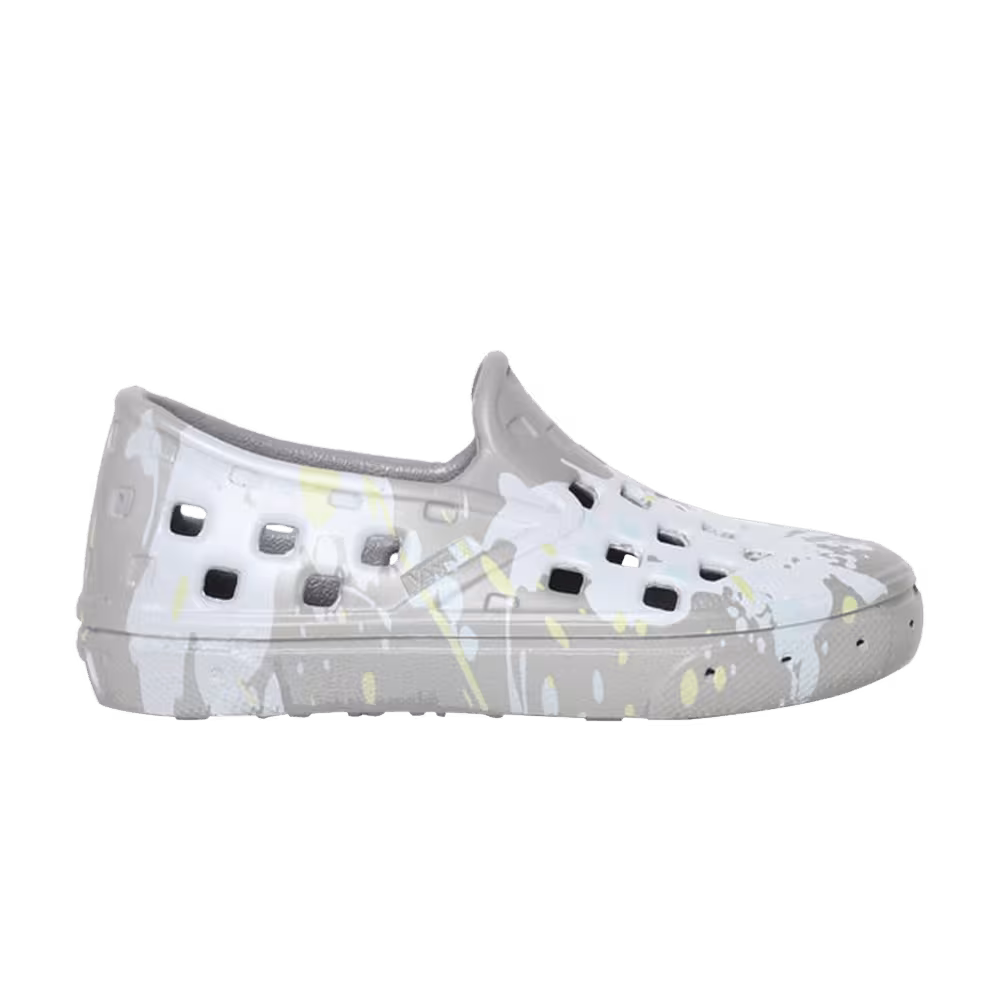 Vans Trek Slip-On Toddler Paint Splatter - Frost Grey