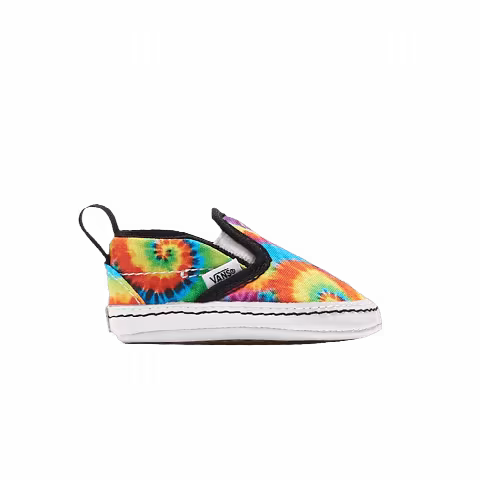 Vans Slip-On V Crib 'Spiral Tie Dye'