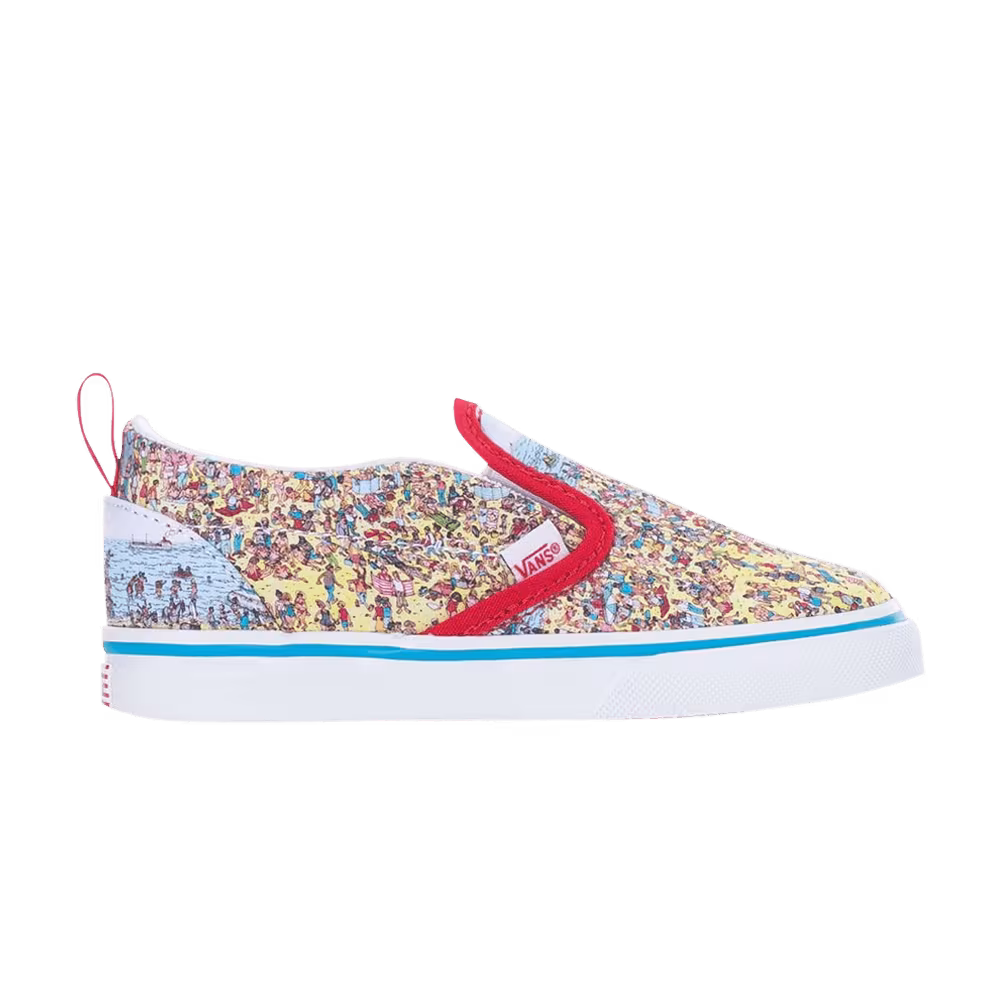 Where's Waldo? x Vans Classic Slip-On Toddler Find Steve