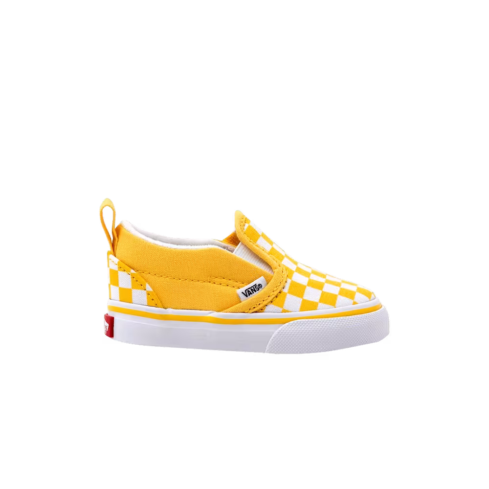 Vans Slip-On V Toddler Aspen Gold Checkerboard