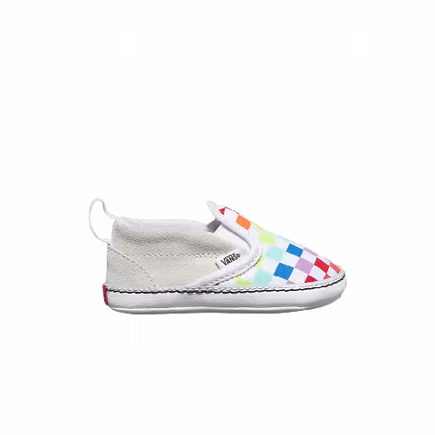 Vans Slip-On V Crib 'Checkerboard - Rainbow'