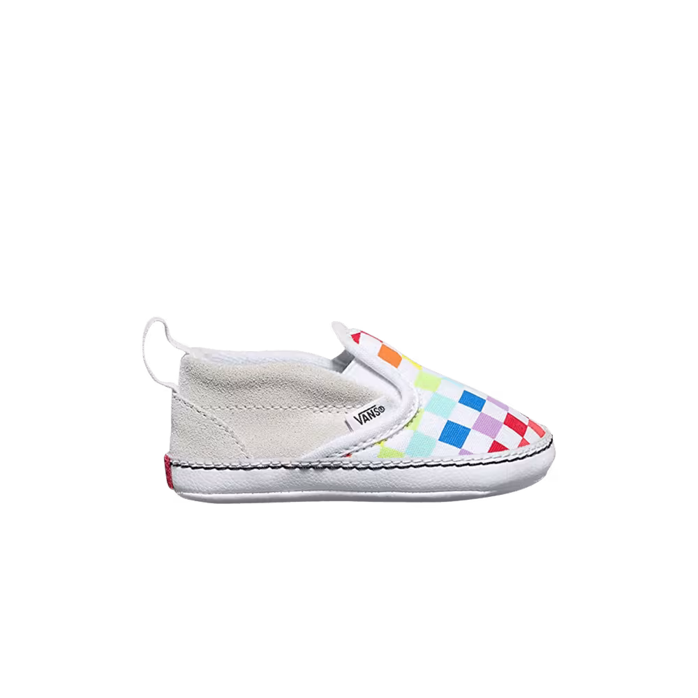Vans Slip-On V Crib Checkerboard - Rainbow