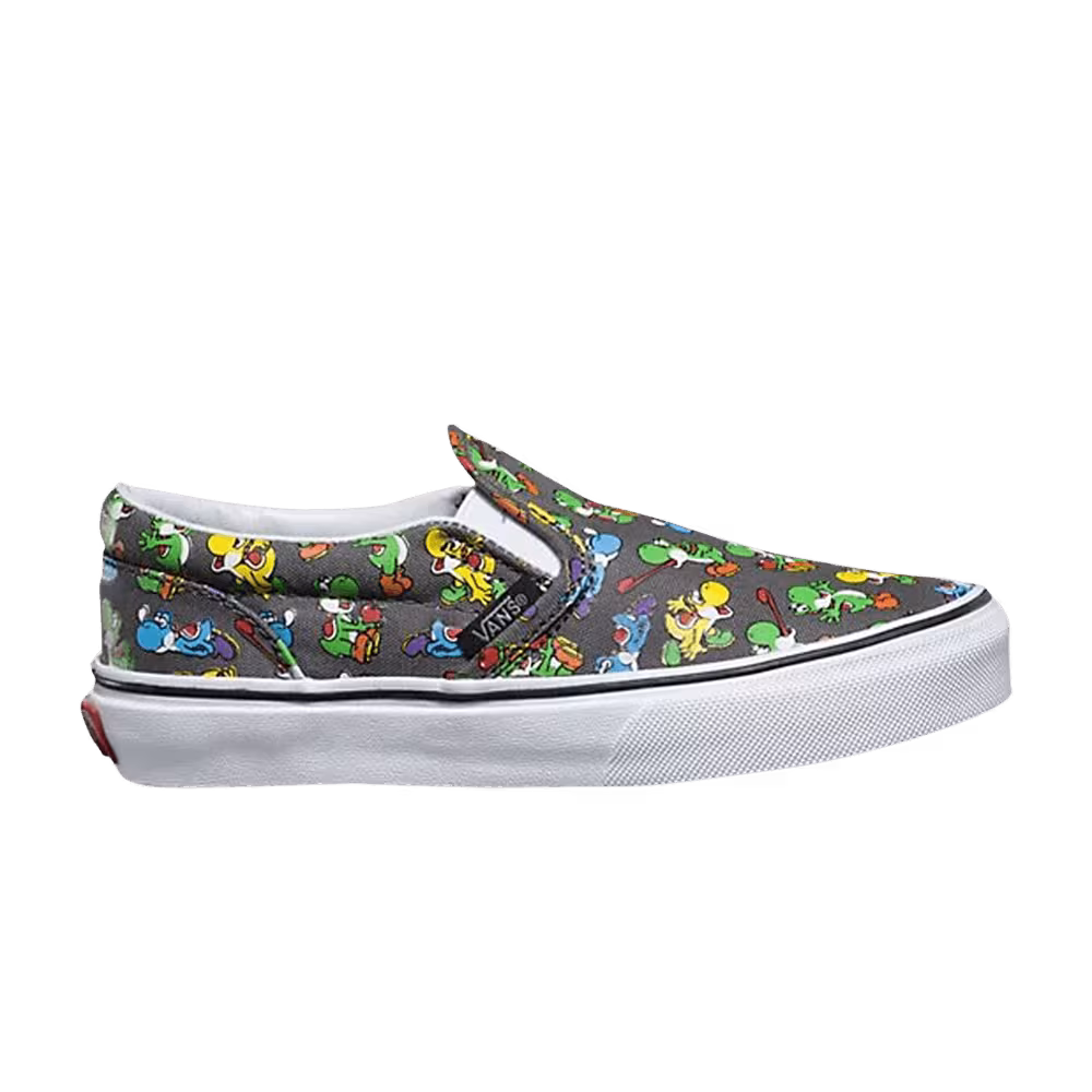 Nintendo x Vans Classic Slip-On Kids Yoshi Pewter