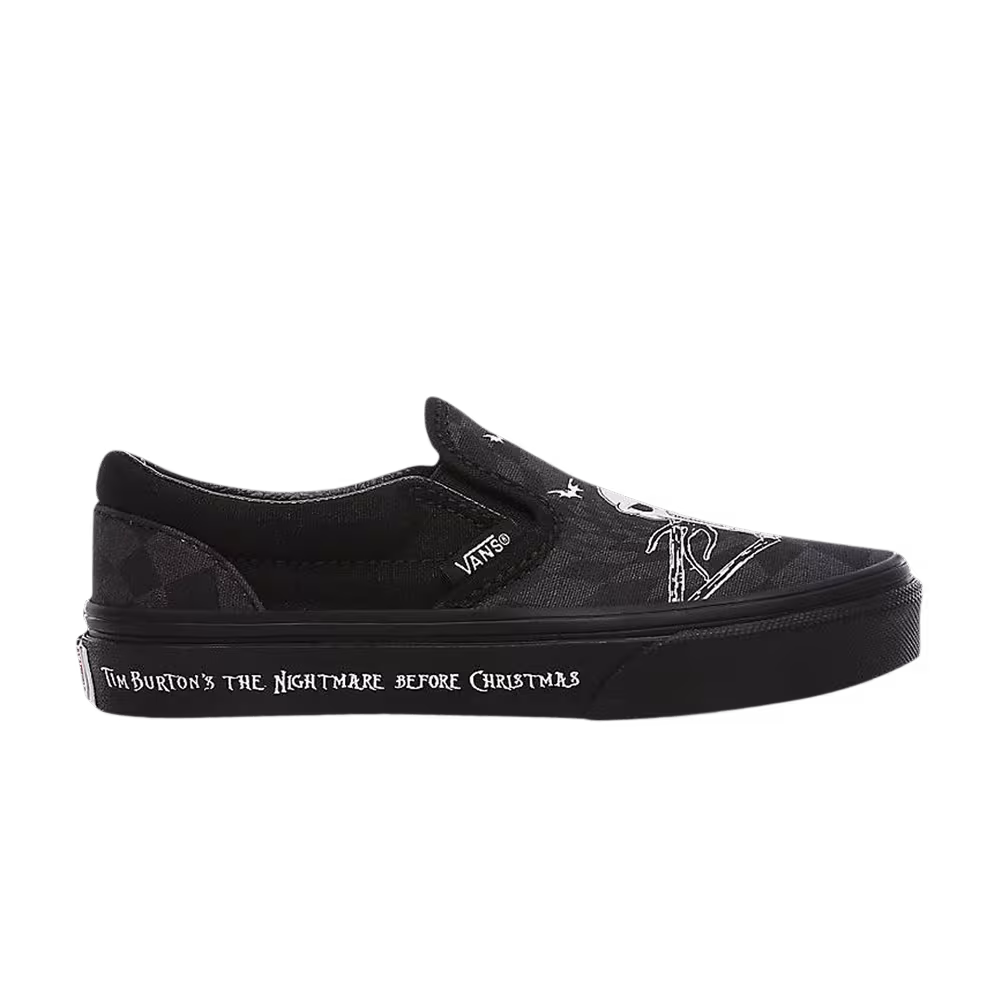 Vans The Nightmare Before Christmas x Classic Slip-On Kids Glow in the Dark - Jack Skellington