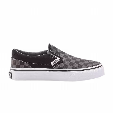 Vans Classic Slip-On Little Kids 'Pewter Cherkboard'