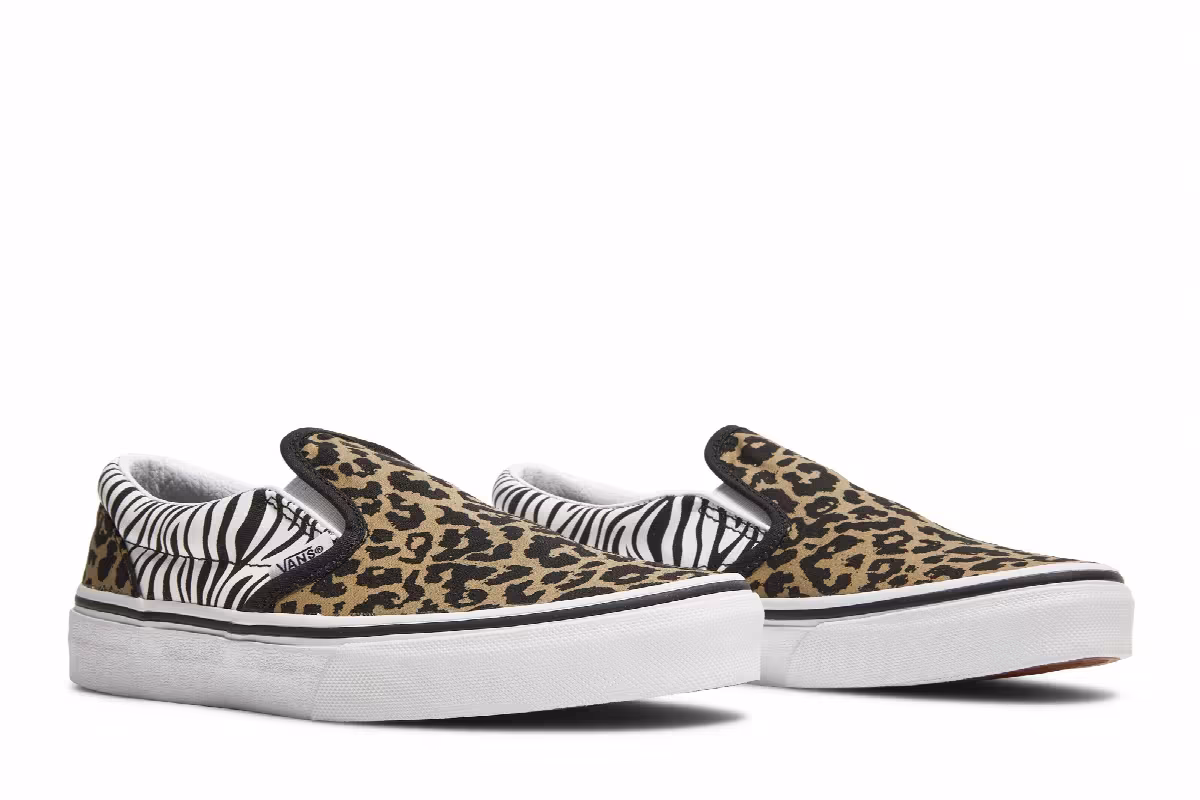 Vans Classic Slip-On Kids Animal Mix, view 9
