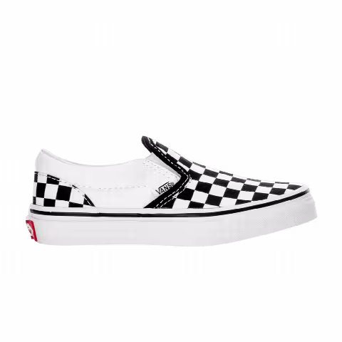 Vans Slip-On Little Kids 'Checkerboard Black White'
