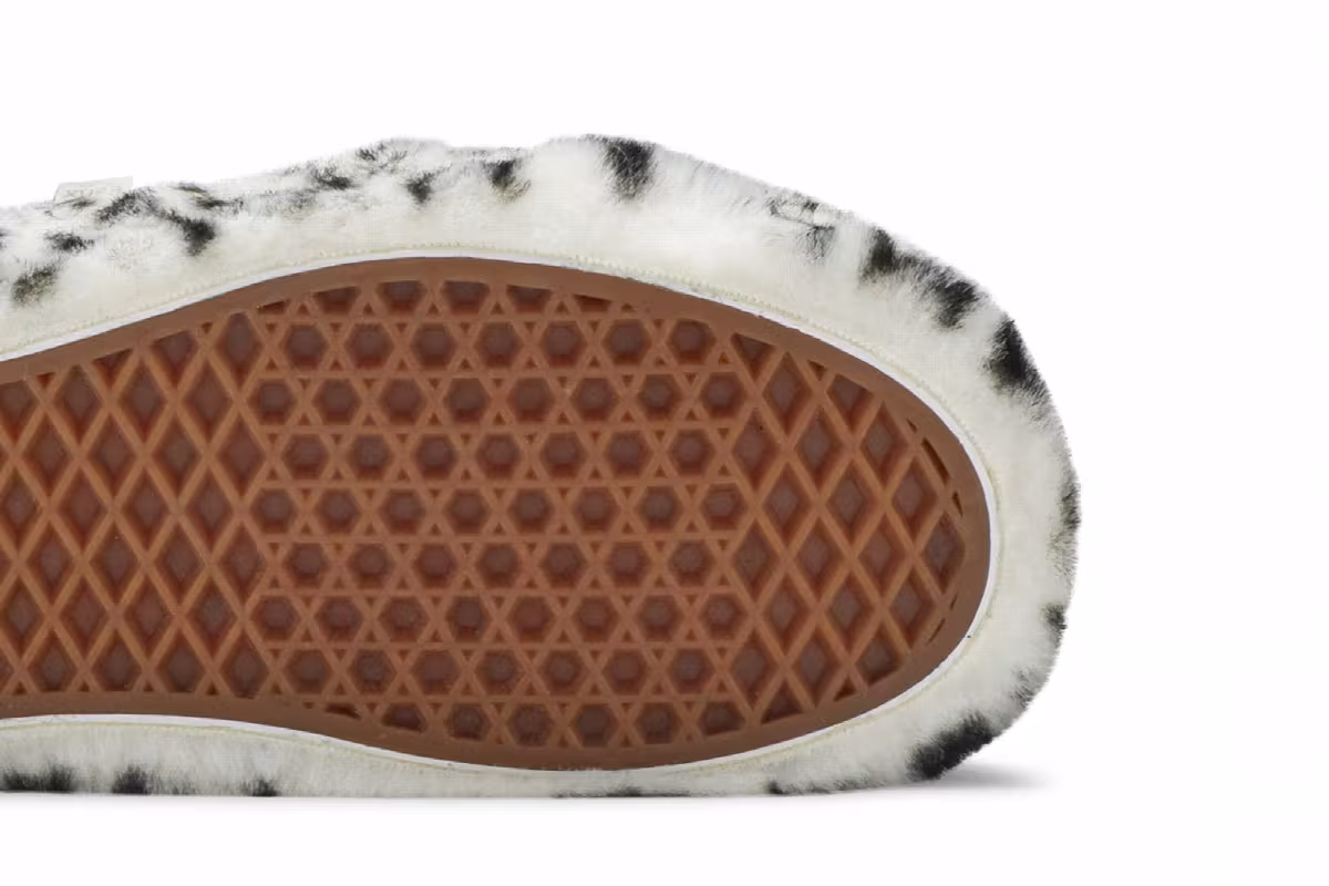 Sandy Liang x Vans Women's Classic Slip-On Platform Fuxxy Leopard, view 6