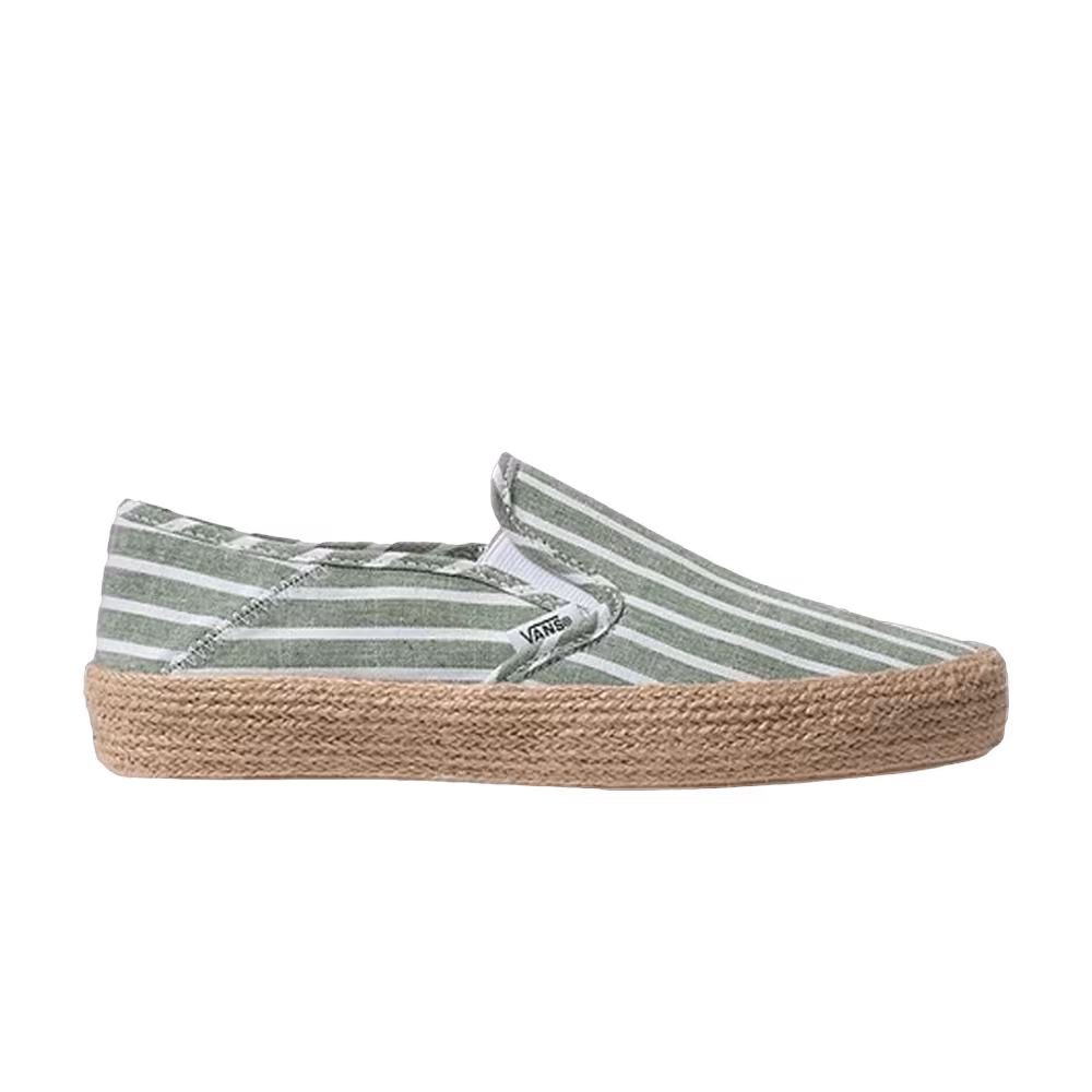 Vans Women's Slip_On Espadrille Garden Green