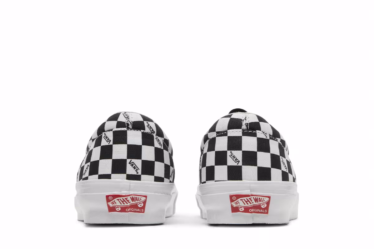 Vans OG Era LX Checkerboard Logo - Black, view 7