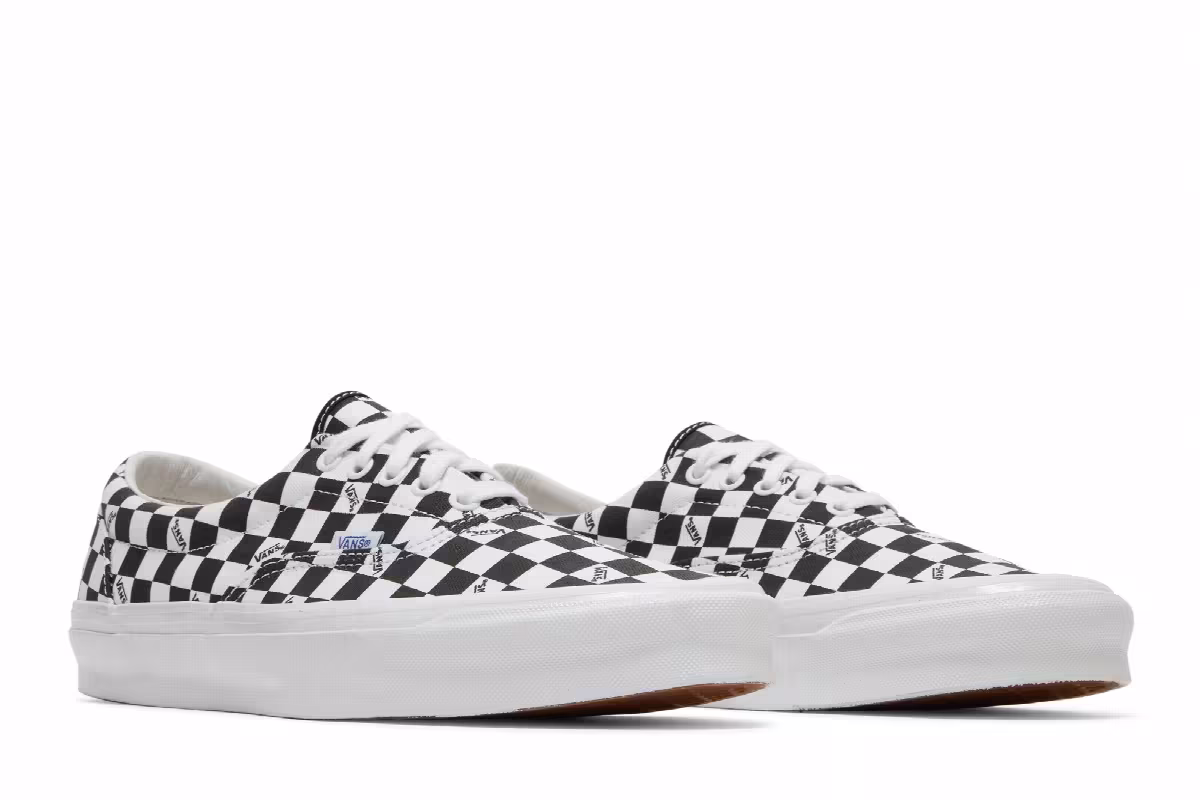 Vans OG Era LX Checkerboard Logo - Black, view 9