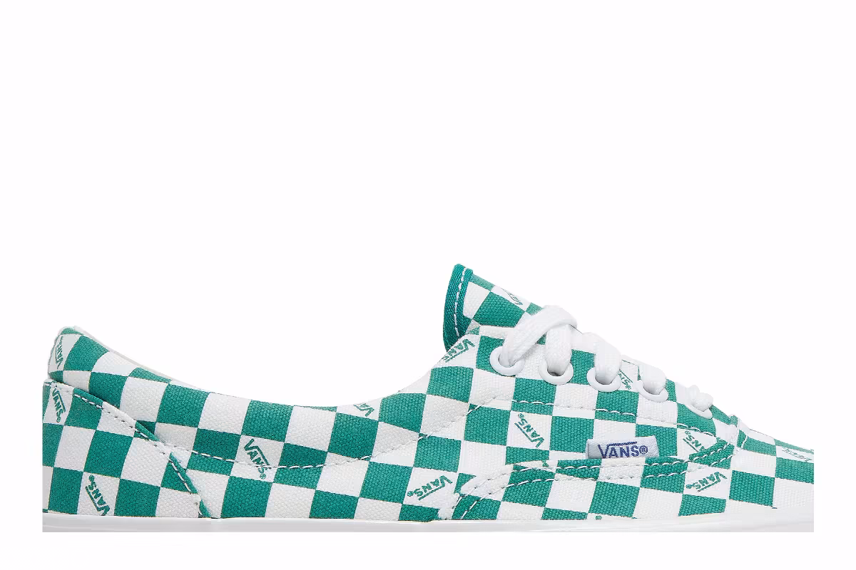 Vans OG Era LX Checkerboard Logo - Cadmium Green, view 3