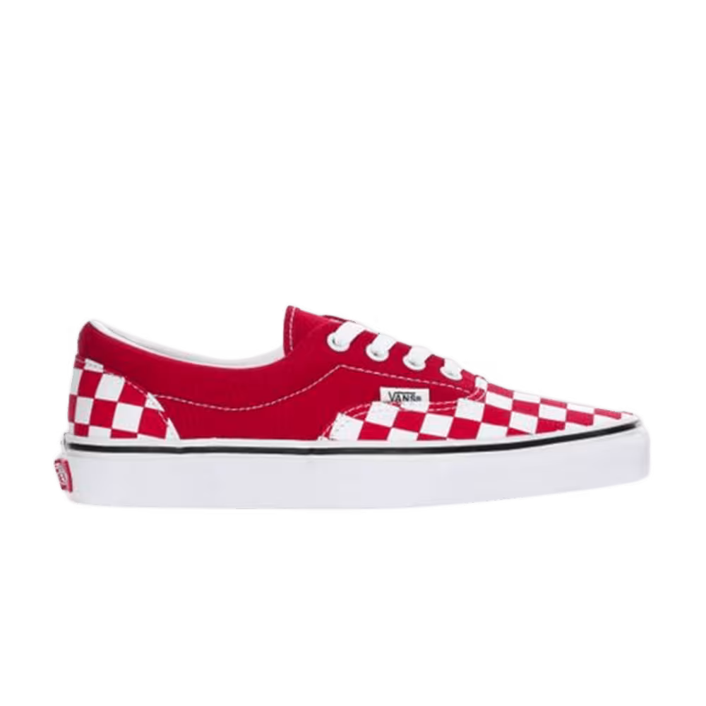 Vans Era Red Checkerboard