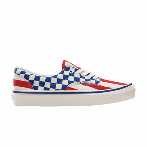 Vans Era 95 DX 'Red Stripes Blue Check'