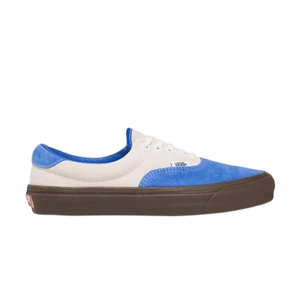 Vans OG Era 59 LX Suede White Asparagus Blue