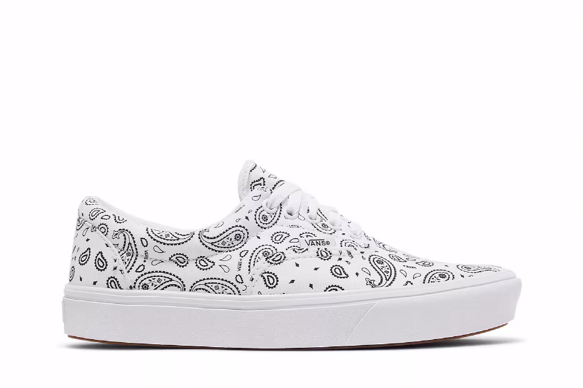 Vans ComfyCush Era Paisley - White, view 2