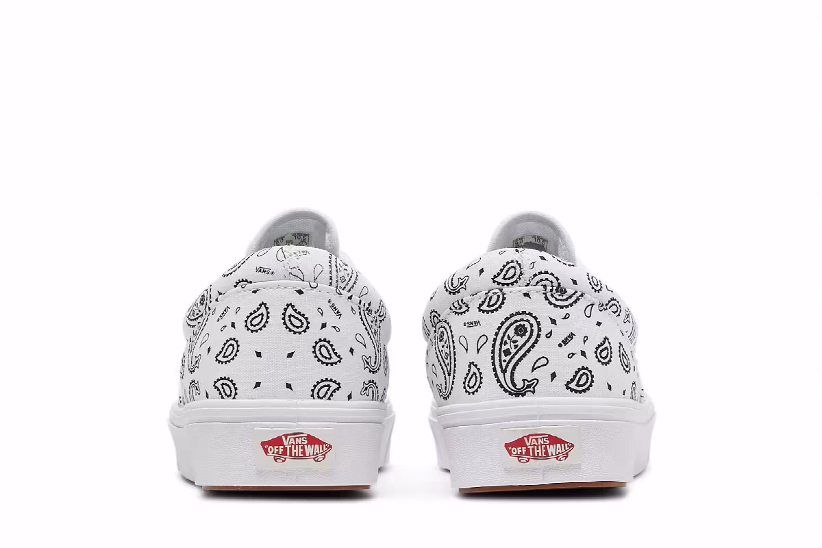 Vans ComfyCush Era Paisley - White, view 7