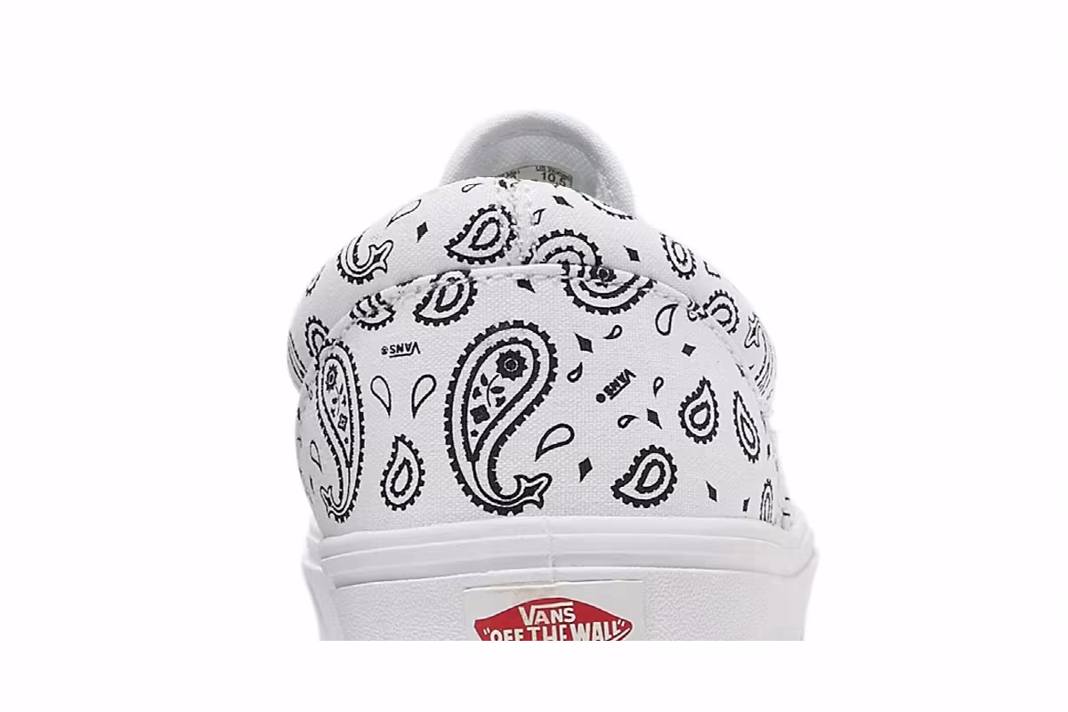 Vans ComfyCush Era Paisley - White, view 8