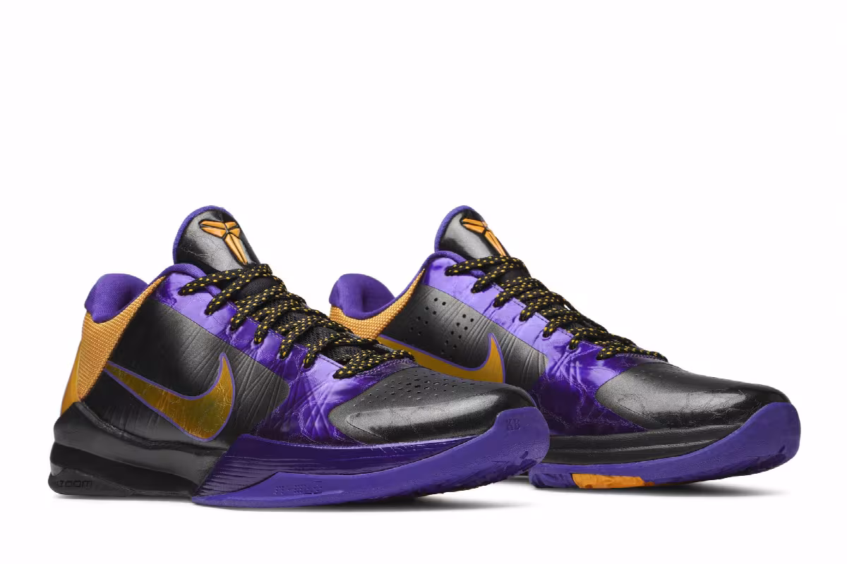 Nike Zoom Kobe 5 Lakers Away, view 9