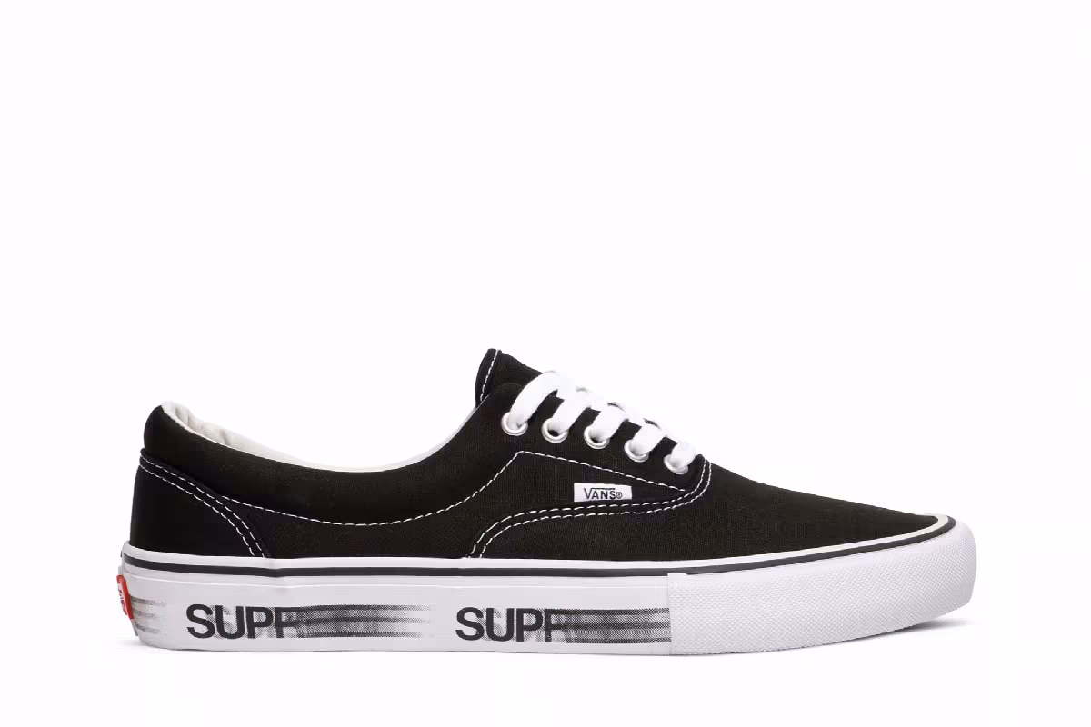 Vans Supreme x Era Pro Motion Logo Black, view 2