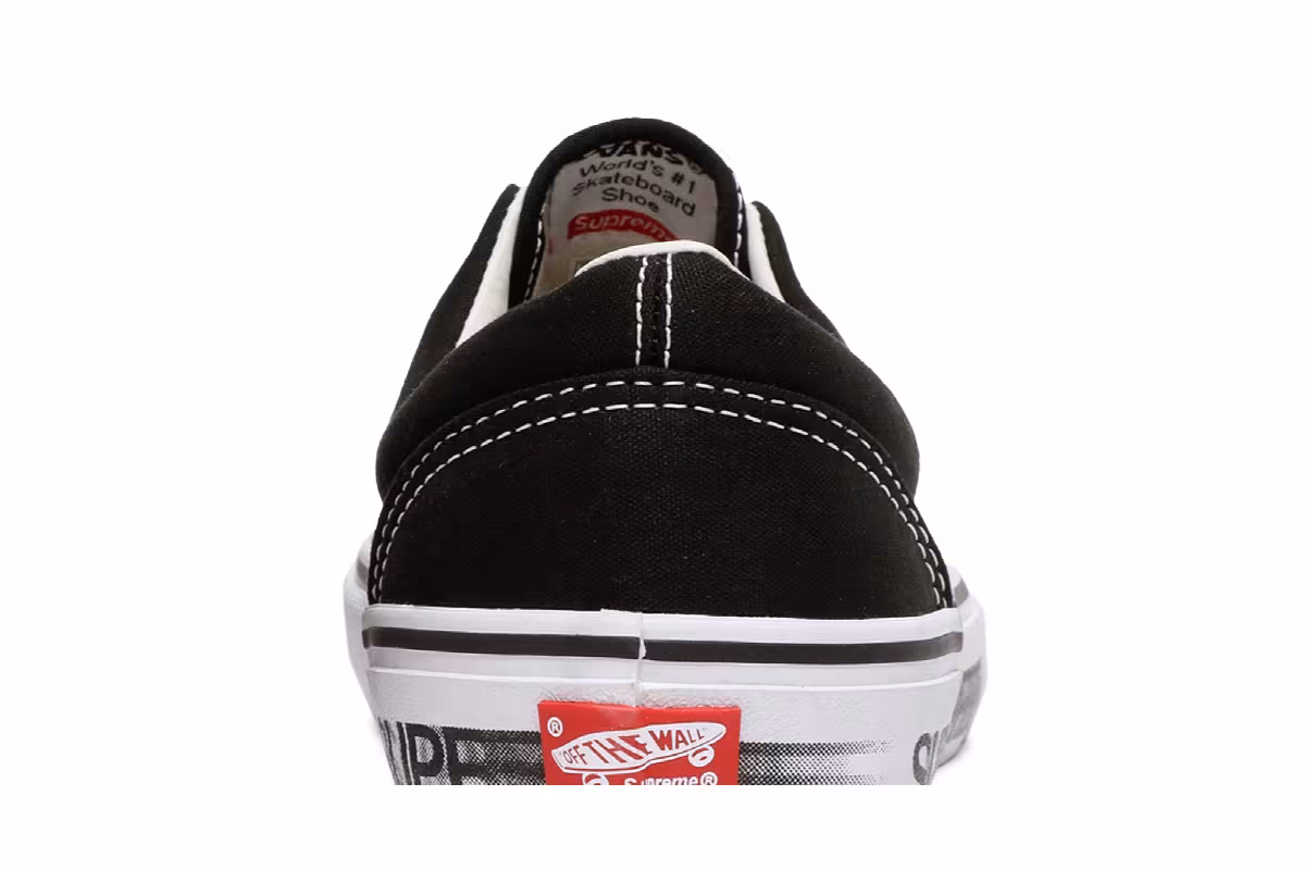 Vans Supreme x Era Pro Motion Logo Black, view 8