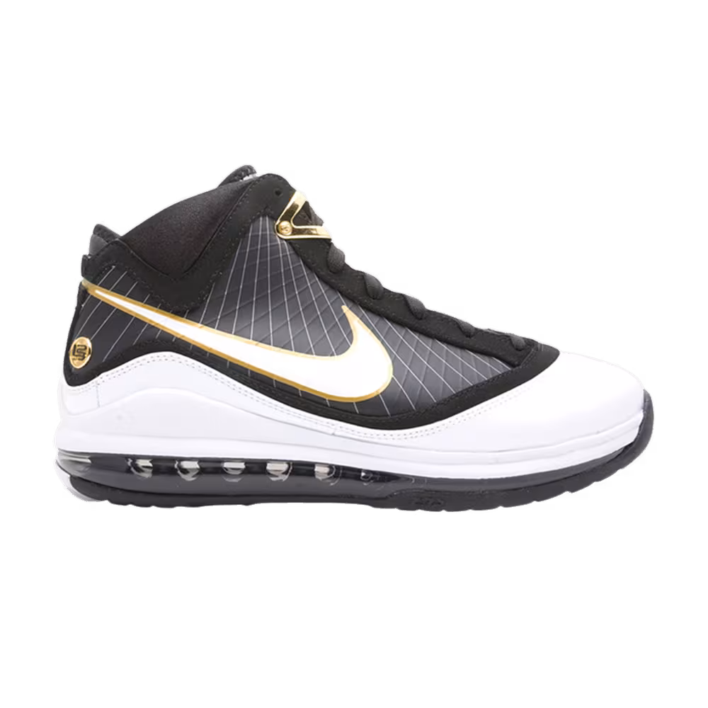 Nike Air Max LeBron 7 Black White Gold