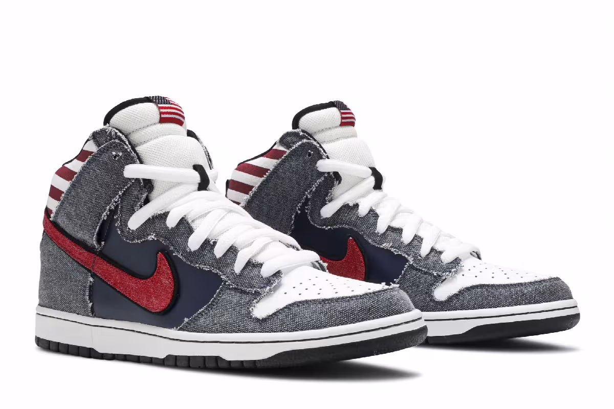 Nike Dunk High Premium SB Born In The USA, view 9