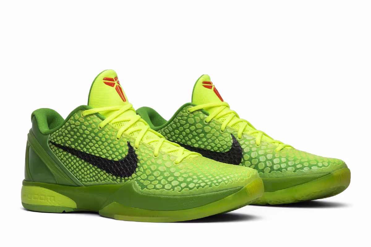 Nike Zoom Kobe 6 Grinch 2010, view 9